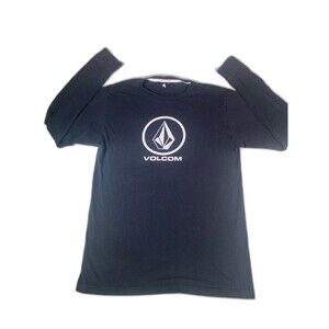 Vintage Volcom long sleeve black shirt medium